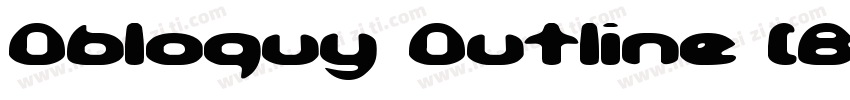 Obloquy Outline (BRK)字体转换